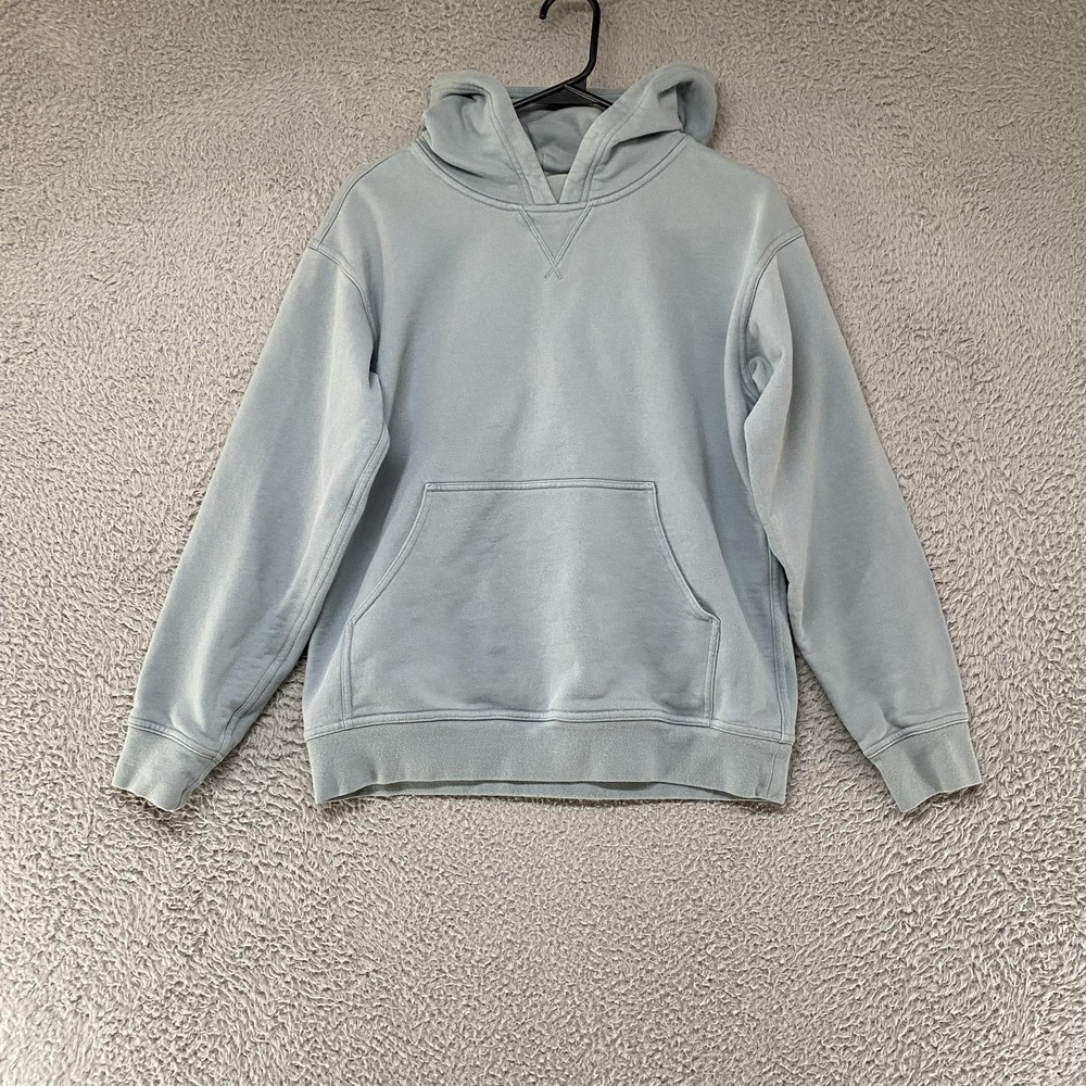 Lululemon All Yours Hoodie Womens 6 Pullover Sweatshirt Blue Relaxed Fit Gym